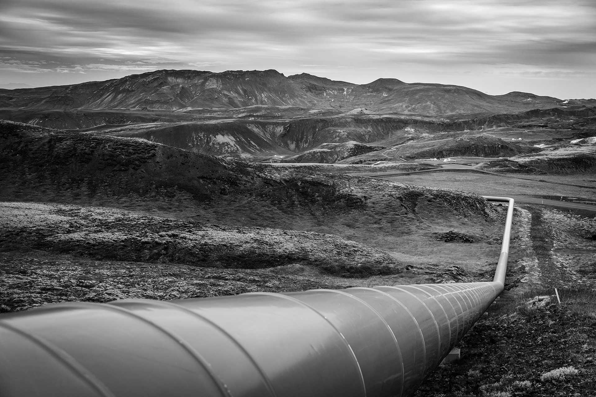 pipeline through alpine bw