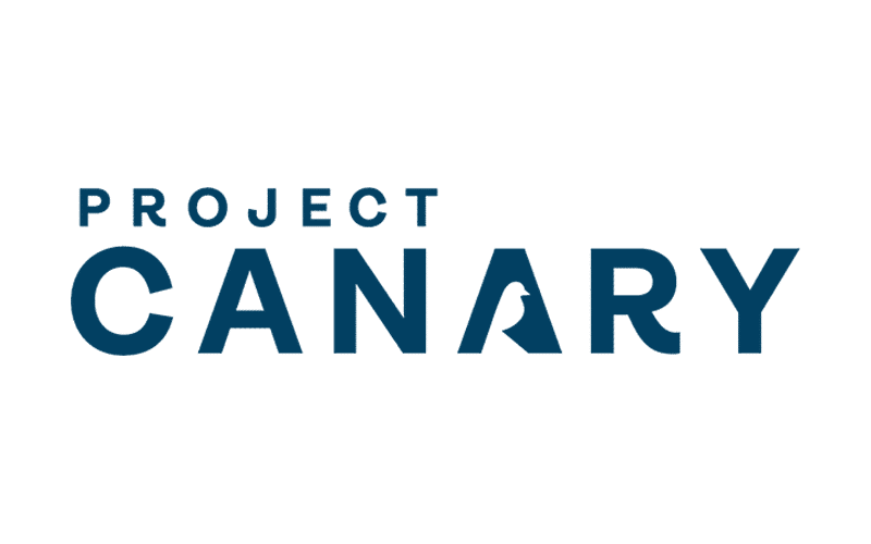 project canary logo seablue social